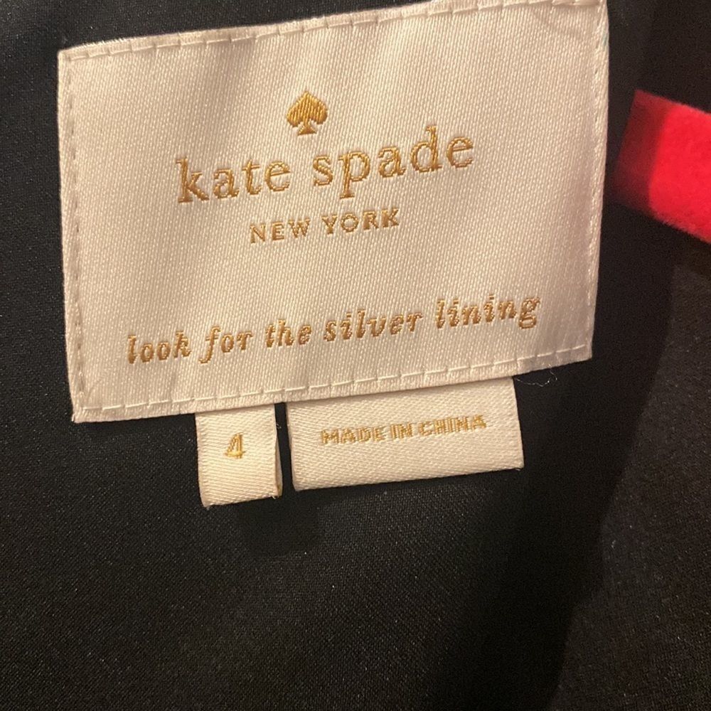 Kate Spade Classic Sleeveless Black Cocktail Dress Size 4 - Picture 4 of 5
